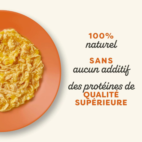 APPLAWS Natural – conservă hrană umedă complementară pentru pisici, piept de pui și dovleac în supă, 70 g